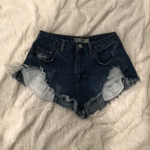 Topshop MOM jean shorts
